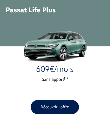 Nouvelle Passat Life Plus